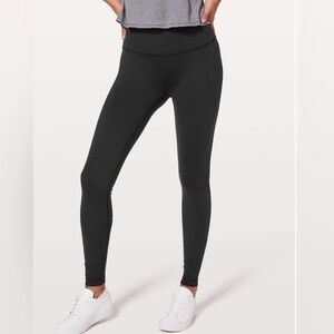 Lululemon Wunder Under Super Hi-Rise Tight *Full-On Luon 28" Black Size 4